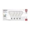 Satco 13W BR40 LED - E26 Base - CCT Selectable - White Finish - 90 CRI - 120V, PK4 S11781 - alternate 2